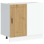 Mueble bajo de cocina porto roble artesano madera reconstituida de , Armarios de cocina - Ref: Foro24-854307, Precio: 81,34 €...