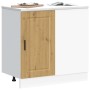 Mueble bajo de cocina porto roble artesano madera reconstituida de , Armarios de cocina - Ref: Foro24-854307, Precio: 81,34 €...