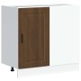 Mueble bajo de cocina porto roble marrón madera reconstituida de , Armarios de cocina - Ref: Foro24-854305, Precio: 81,45 €, ...
