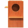 Casa para gatos cera marrón 43x43x60 cm madera maciza pino de , Mobiliario para gatos - Ref: Foro24-859303, Precio: 67,23 €, ...