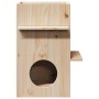 Casa para gatos madera maciza pino 43x43x60 cm de , Mobiliario para gatos - Ref: Foro24-859301, Precio: 61,61 €, Descuento: %