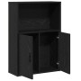 Librería de madera contrachapada roble negro 60x24x85 cm de , Librerías y estanterías - Ref: Foro24-860410, Precio: 62,15 €, ...