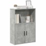 Estantería de madera de ingeniería gris hormigón 60x24x85 cm de , Librerías y estanterías - Ref: Foro24-860412, Precio: 56,29...