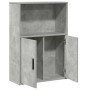 Estantería de madera de ingeniería gris hormigón 60x24x85 cm de , Librerías y estanterías - Ref: Foro24-860412, Precio: 56,29...