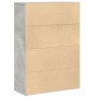 Estantería de madera de ingeniería gris hormigón 60x24x85 cm de , Librerías y estanterías - Ref: Foro24-860412, Precio: 56,29...