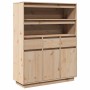 Aparador alto de madera maciza de pino 89x34x116,5 cm de , Aparadores - Ref: Foro24-861111, Precio: 170,25 €, Descuento: %