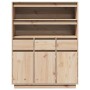 Aparador alto de madera maciza de pino 89x34x116,5 cm de , Aparadores - Ref: Foro24-861111, Precio: 170,25 €, Descuento: %