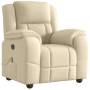 Sillón de masaje reclinable de tela crema de , Sillones - Ref: Foro24-4015718, Precio: 259,76 €, Descuento: %