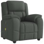 Sillón de masaje reclinable de tela gris oscuro de , Sillones - Ref: Foro24-4015711, Precio: 262,12 €, Descuento: %