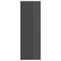 Mueble TV pared madera contrachapada gris brillo 37x37x107 cm de vidaXL, Muebles TV - Ref: Foro24-805488, Precio: 36,91 €, De...