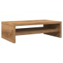 Soporte mesa pantalla madera ingeniería roble 42x24x13 cm de , Muebles TV - Ref: Foro24-855797, Precio: 23,55 €, Descuento: %