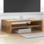 Soporte mesa pantalla madera ingeniería roble 42x24x13 cm de , Muebles TV - Ref: Foro24-855797, Precio: 23,55 €, Descuento: %