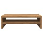 Soporte mesa pantalla madera ingeniería roble 42x24x13 cm de , Muebles TV - Ref: Foro24-855797, Precio: 23,55 €, Descuento: %