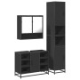 Juego de muebles de baño 3 pzas madera contrachapada negro de , Muebles de baño - Ref: Foro24-3301120, Precio: 305,55 €, Desc...