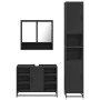 Juego de muebles de baño 3 pzas madera contrachapada negro de , Muebles de baño - Ref: Foro24-3301120, Precio: 305,55 €, Desc...