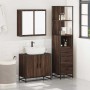 Set de muebles baño 3 pzas madera contrachapada roble marrón de , Muebles de baño - Ref: Foro24-3301129, Precio: 229,03 €, De...