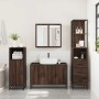 Set de muebles baño 3 pzas madera contrachapada roble marrón de , Muebles de baño - Ref: Foro24-3301134, Precio: 256,63 €, De...