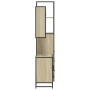Set de muebles de baño 3 pzas madera contrachapada roble Sonoma de , Muebles de baño - Ref: Foro24-3301136, Precio: 276,93 €,...