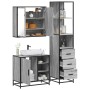 Set de muebles de baño 3 pzas madera contrachapada gris sonoma de , Muebles de baño - Ref: Foro24-3301148, Precio: 265,76 €, ...