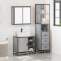 Set de muebles de baño 3 pzas madera contrachapada gris sonoma de , Muebles de baño - Ref: Foro24-3301148, Precio: 265,76 €, ...