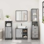 Set de muebles de baño 3 pzas madera contrachapada gris sonoma de , Muebles de baño - Ref: Foro24-3301148, Precio: 265,76 €, ...