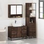 Set de muebles baño 3 pzas madera contrachapada roble marrón de , Muebles de baño - Ref: Foro24-3301174, Precio: 296,30 €, De...