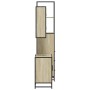Set de muebles de baño 3 pzas madera contrachapada roble Sonoma de , Muebles de baño - Ref: Foro24-3301176, Precio: 258,01 €,...