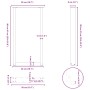 Patas de mesa centro forma U 2uds acero natural 50x(90-91) cm de , Patas para mesas - Ref: Foro24-4013223, Precio: 94,65 €, D...
