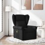 Sillón reclinable de masaje de tela negro de , Sillones - Ref: Foro24-4015668, Precio: 215,11 €, Descuento: %