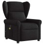 Sillón reclinable de masaje de tela negro de , Sillones - Ref: Foro24-4015668, Precio: 215,11 €, Descuento: %