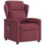 Sillón de masaje reclinable eléctrico tela rojo tinto de , Sillones - Ref: Foro24-3303127, Precio: 252,77 €, Descuento: %