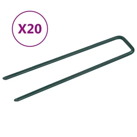 Artificial turf nails, 20 pieces of U-shaped iron. by vidaXL, Nails - Ref: Foro24-315795, Price: 15,13 €, Discount: %