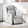 Sillón reclinable de masaje eléctrico tela gris nube de , Sillones - Ref: Foro24-3303133, Precio: 252,72 €, Descuento: %