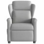 Sillón reclinable de masaje eléctrico tela gris nube de , Sillones - Ref: Foro24-3303133, Precio: 252,72 €, Descuento: %