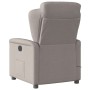 Sillón reclinable de masaje eléctrico tela gris taupe de , Sillones - Ref: Foro24-3303131, Precio: 250,94 €, Descuento: %