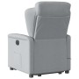 Sillón de masaje reclinable de pie de tela gris claro de , Sillones - Ref: Foro24-3303144, Precio: 259,88 €, Descuento: %
