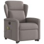 Sillón de masaje eléctrico reclinable elevable tela taupé de , Sillones - Ref: Foro24-3303171, Precio: 333,14 €, Descuento: %