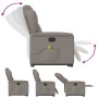 Sillón de masaje eléctrico reclinable elevable tela taupé de , Sillones - Ref: Foro24-3303171, Precio: 333,14 €, Descuento: %