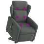 Sillón de masaje eléctrico reclinable elevable tela gris oscuro de , Sillones - Ref: Foro24-3303165, Precio: 318,70 €, Descue...