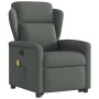 Sillón de masaje eléctrico reclinable elevable tela gris oscuro de , Sillones - Ref: Foro24-3303165, Precio: 318,70 €, Descue...