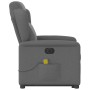 Sillón de masaje eléctrico reclinable elevable tela gris oscuro de , Sillones - Ref: Foro24-3303165, Precio: 318,70 €, Descue...