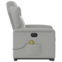 Sillón de masaje eléctrico reclinable elevable tela gris nube de , Sillones - Ref: Foro24-3303173, Precio: 334,44 €, Descuent...
