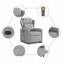 Sillón de masaje eléctrico reclinable elevable tela gris nube de , Sillones - Ref: Foro24-3303173, Precio: 334,44 €, Descuent...