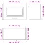 Armario de pared cocina Kalmar madera ingeniería roble marrón de , Armarios de cocina - Ref: Foro24-853604, Precio: 54,66 €, ...