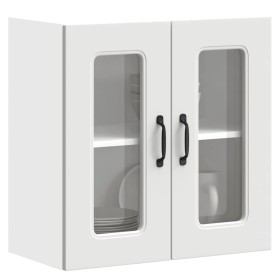 Armario pared cocina puerta de cristal Kalmar blanca de , Armarios de cocina - Ref: Foro24-853667, Precio: 60,97 €, Descuento: %