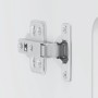 Armario pared cocina puerta de cristal Kalmar blanca de , Armarios de cocina - Ref: Foro24-853667, Precio: 60,97 €, Descuento: %