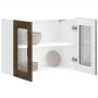 Armario pared cocina puerta de cristal Kalmar roble ahumado de , Armarios de cocina - Ref: Foro24-853612, Precio: 92,06 €, De...