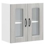 Armario pared cocina puerta de cristal Kalmar sonoma gris de , Armarios de cocina - Ref: Foro24-853673, Precio: 72,09 €, Desc...