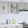 Armario pared cocina puerta de cristal Kalmar sonoma gris de , Armarios de cocina - Ref: Foro24-853673, Precio: 72,09 €, Desc...