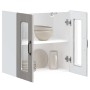 Armario pared cocina puerta de cristal Kalmar sonoma gris de , Armarios de cocina - Ref: Foro24-853673, Precio: 72,09 €, Desc...